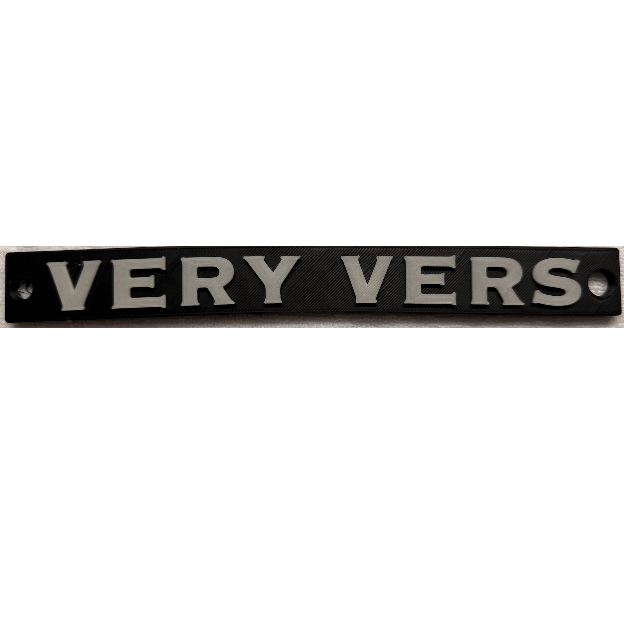 Harnest Plate "VERY VERS"